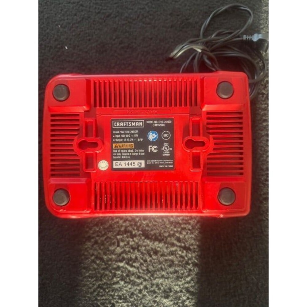 Craftsman 315.CH2030 12-19.2V Li-Ion Ni-Cd Battery Charger - Picture 3 of 3